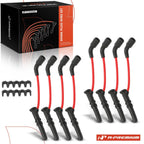 8PCS Spark Plug Wire Set for Chevy Corvette Camaro Pontiac Firebird (1976–2002)
