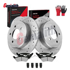 Rear Disc Brake Rotors & Ceramic Pads for Dodge Grand Caravan (2001–2007)