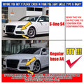 Front Honeycomb Mesh Bumper Grill for Audi A4 S4 RS4 (2009–2012)