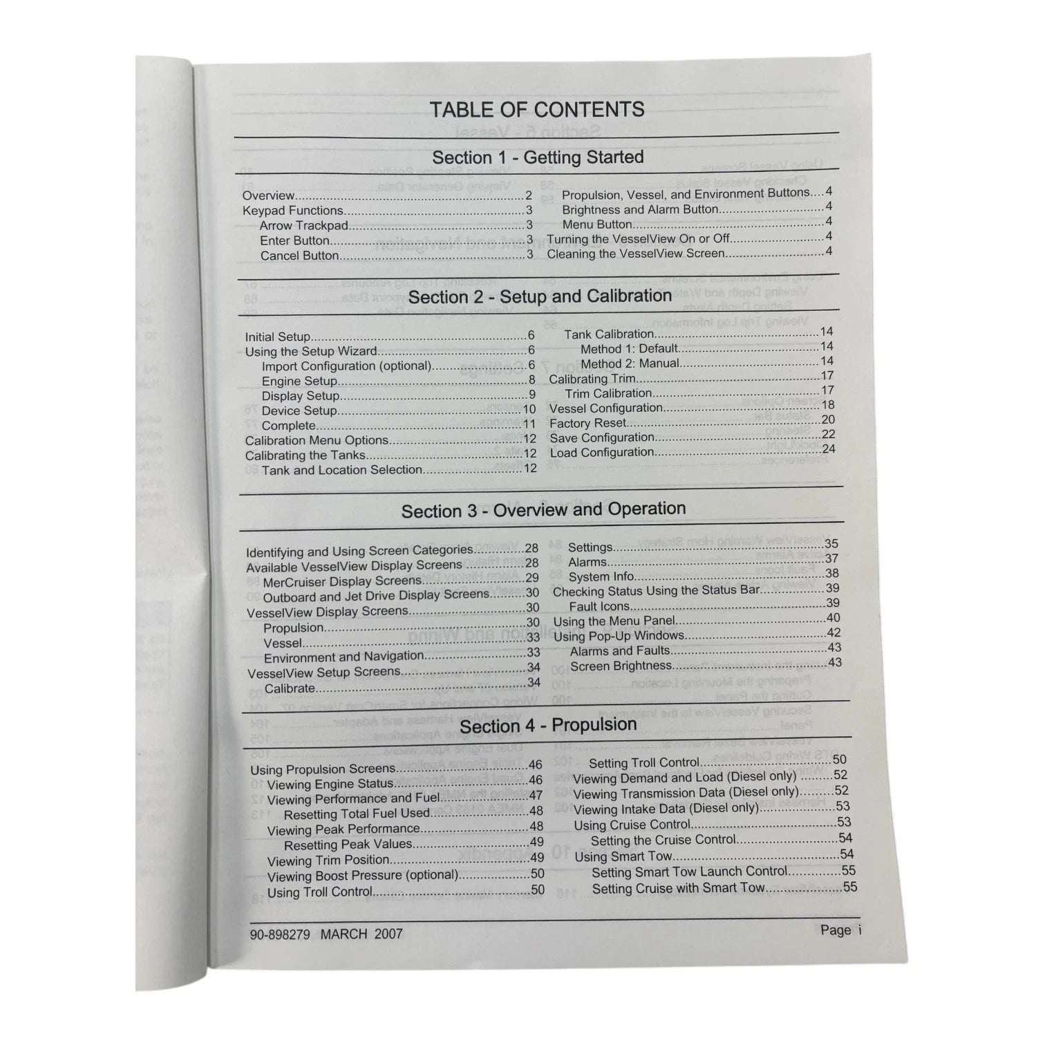 SmartCraft VesselView Owner's Manual for Mercury (2007) 90-898279