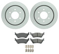 Akebono Rear Brake Kit for Ford F-150 (ProACT Ceramic Pads & 348mm Disc Rotors)