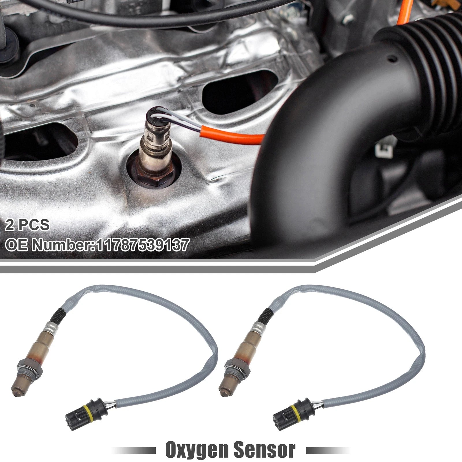 2X O2 Oxygen Sensor No. 11787539137 for BMW M5 (2013–2016)