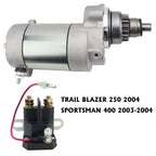 Starter Motor for Polaris Trail Blazer 250 (2004) W/Bendix & Relay