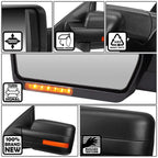 Foldable Arm LED Signal Rear View Side Mirror for F150 (2004–2014)