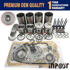 Overhaul Rebuild Kit for Mitsubishi Fuso Canter (4D33 4D33T) ME013312 56MM