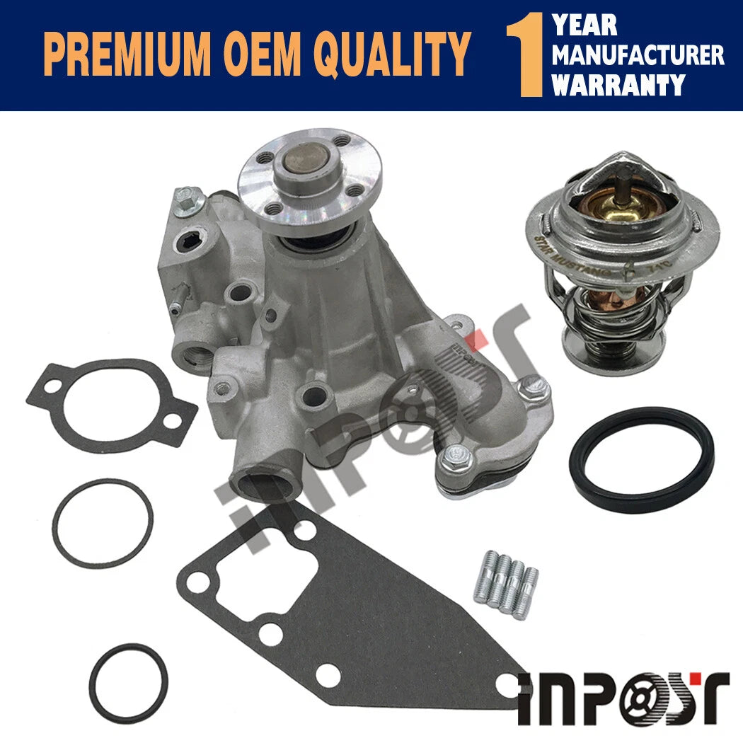Water Pump & Thermostat for Yanmar 3TNV82, 3TNV82A (119802-42002, 129155-49800)