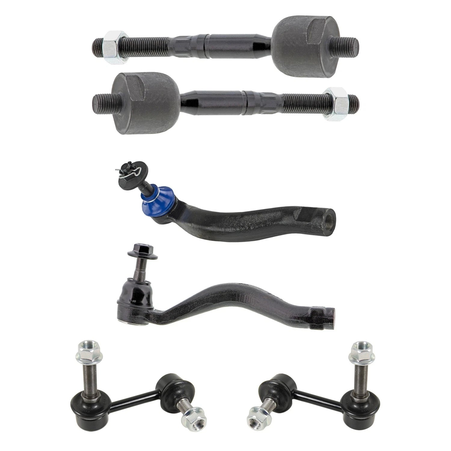 Set of 4 Tie Rod Ends & Sway Bar Links for Lexus GS300 AWD (1998–2005)