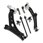 maXpeedingrods Front Lower Control Arms + Tie Rods for VW Jetta Golf EOS Audi A3
