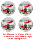 Hubcaps Replacement Front Set for 1941-1948 Chevy Car Truck (7.5in)
