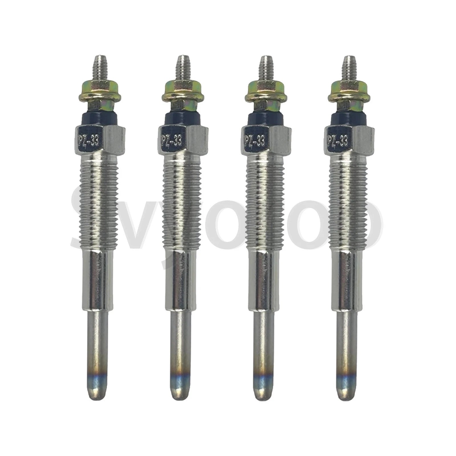 Set of 4 Glow Plugs 1368846 for Hyster Yale Forklift Mazda XA 2.5L HA 3.0L