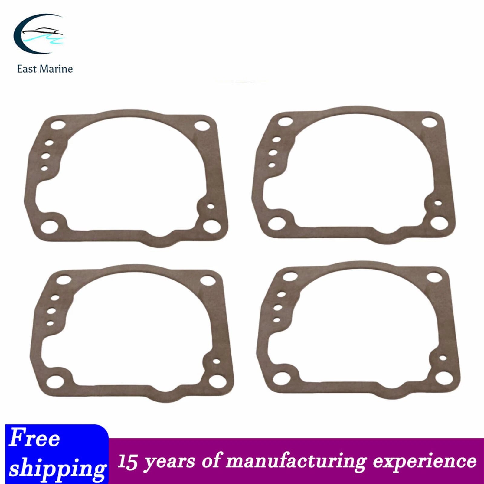 Set of 4 Float Bowl Gaskets for Johnson Evinrude OMC (Outboard) 335070 0335070