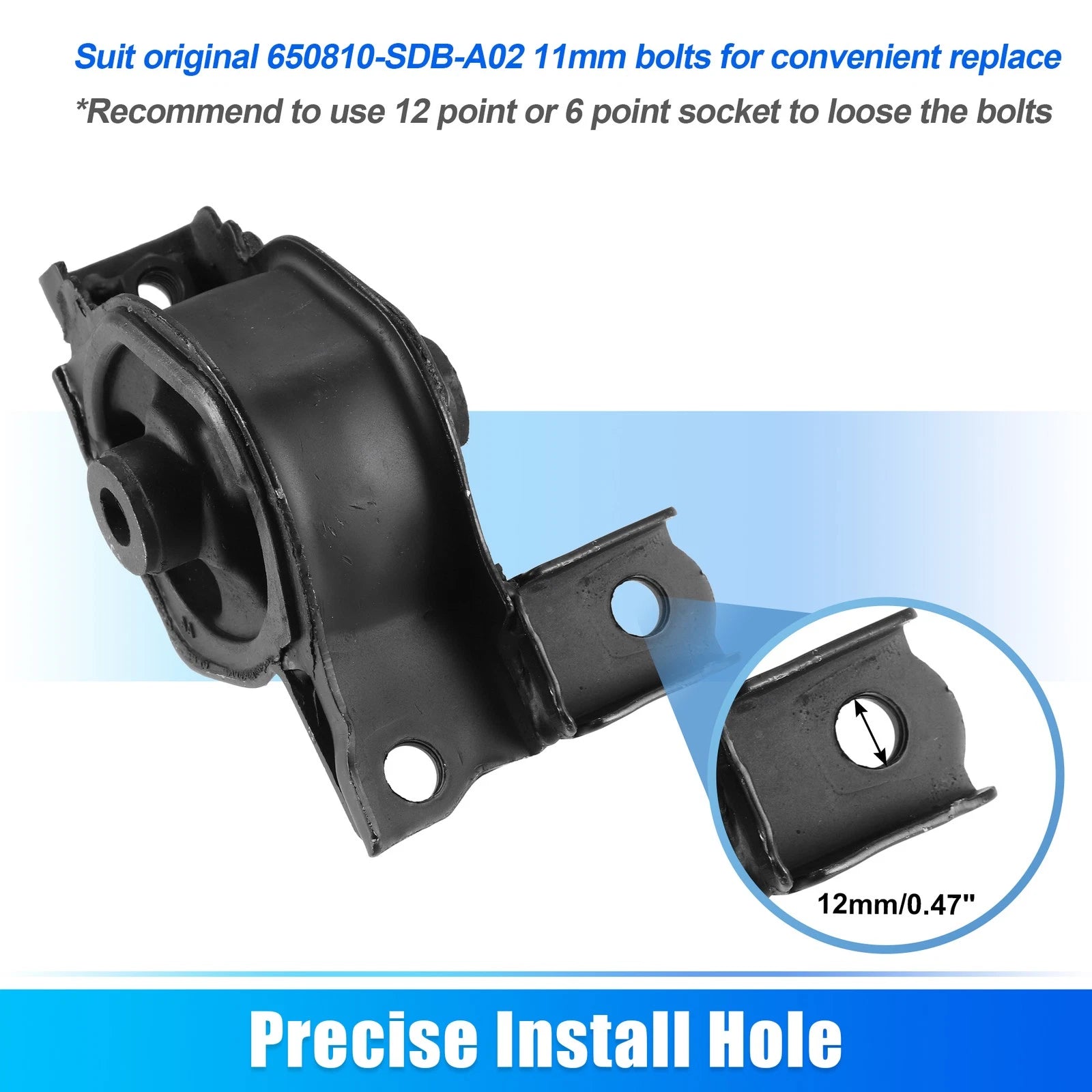Engine Motor Mount Rear 50810-SEL-T01 for Honda Jazz (2002–2008)