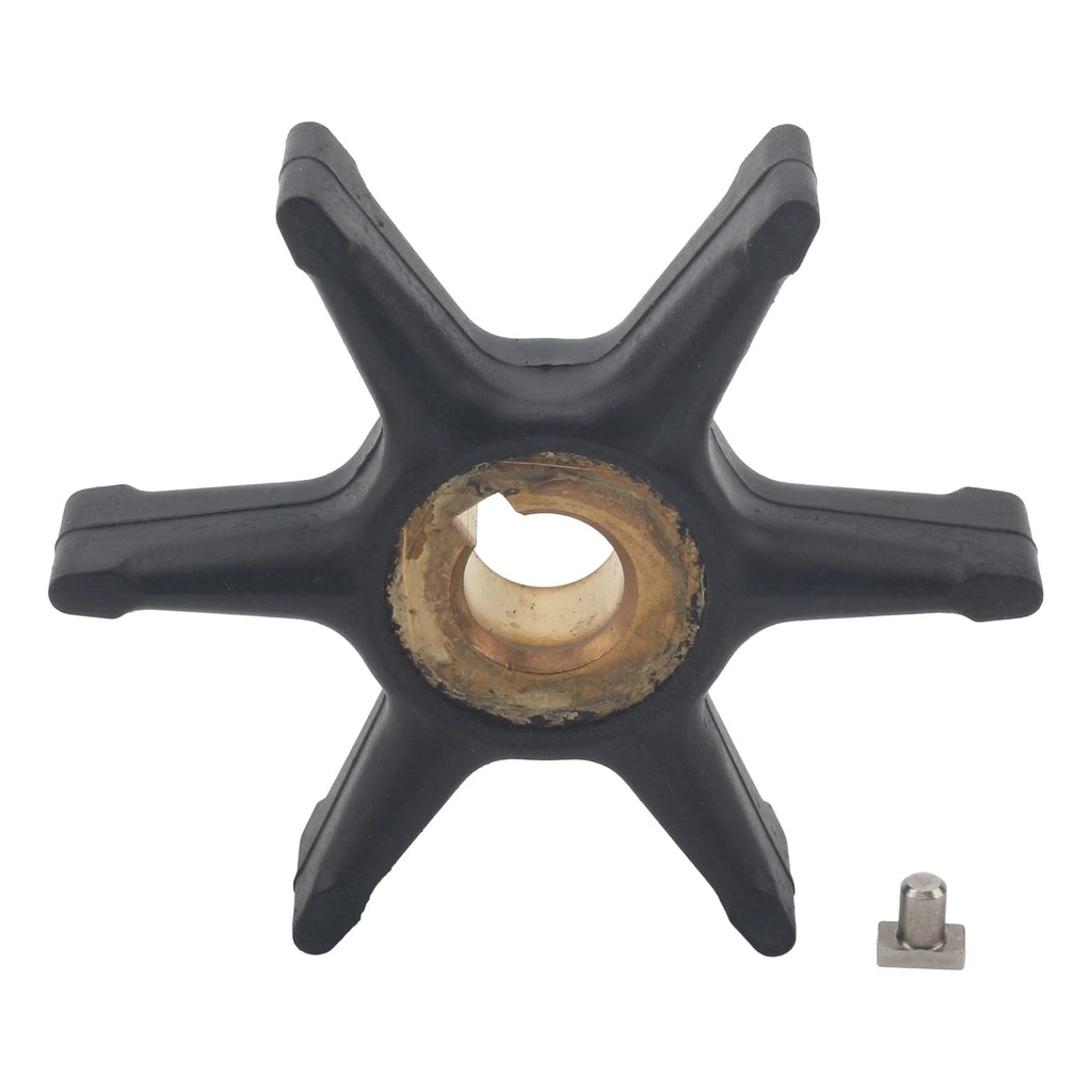 Water Pump Impeller & Key for Johnson Evinrude Outboard Motor (3-7.5 HP)