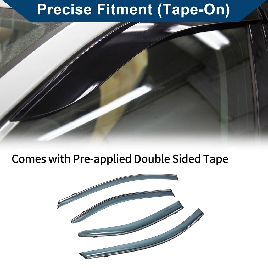 Car Window Deflectors for Toyota Corolla Sedan (2020–2024) 2X Side Vent Visors
