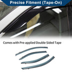 Car Window Deflectors for Toyota Corolla Sedan (2020–2024) 2X Side Vent Visors