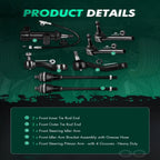 7pc Steering Tie Rod Inner Outer Pitman Idler Arm for Chevy Avalanche 1500 (2001–2006)