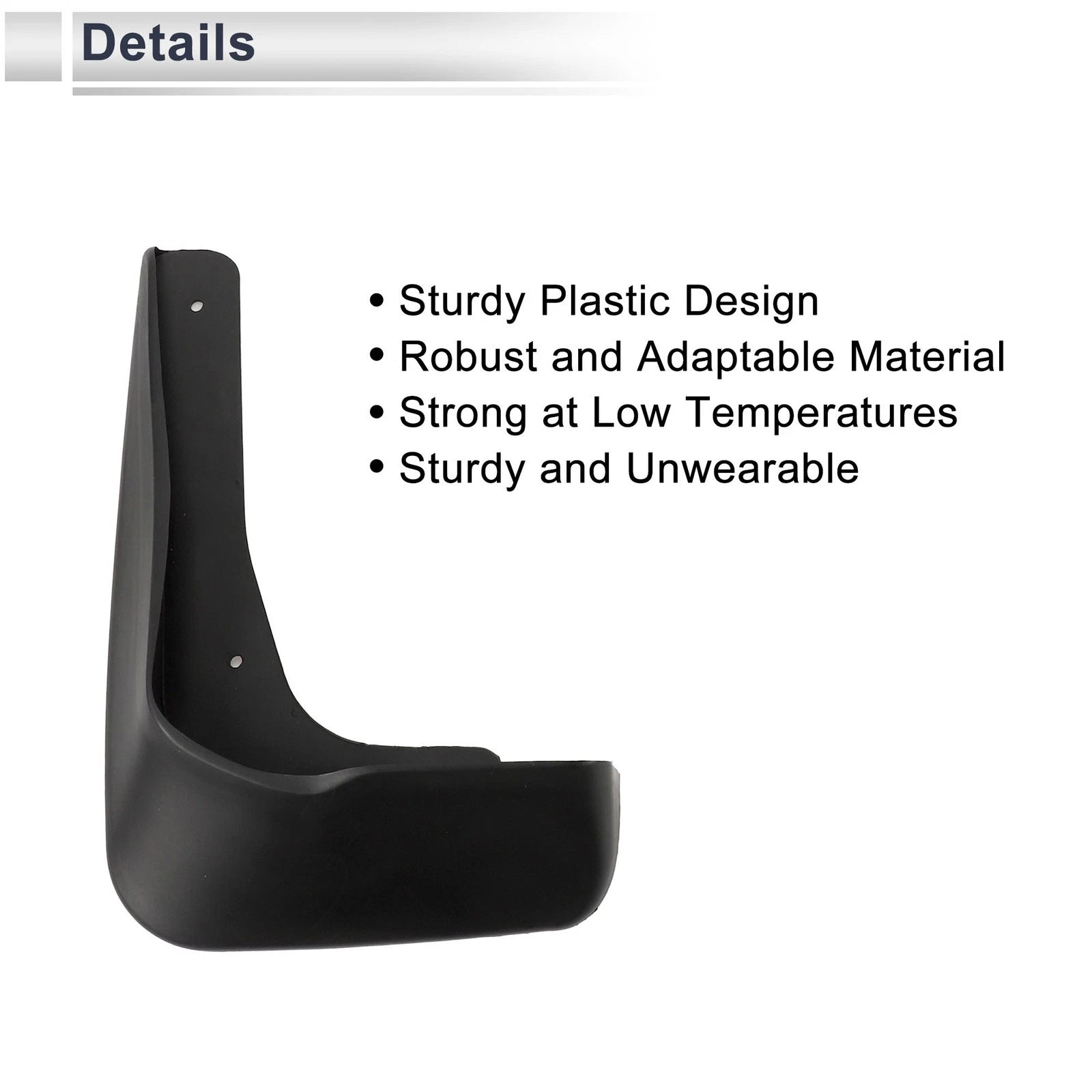 Set of 2 Mud Flaps Splash Guards for Mazda 6 Coupe (2006–2008)