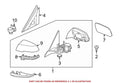 Right Door Mirror 51167285244 for BMW (2011–2017)