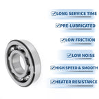 Deep Groove Ball Bearing 6310NR for Scooter Skateboard Wheel (50x110x27mm)