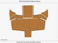 EVA Pad Teak Flooring Mat for Alden 46 Saloon Express (2002)