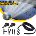 Wiper Washer Squirter Nozzle Spray Jet Kit for Universal Cars