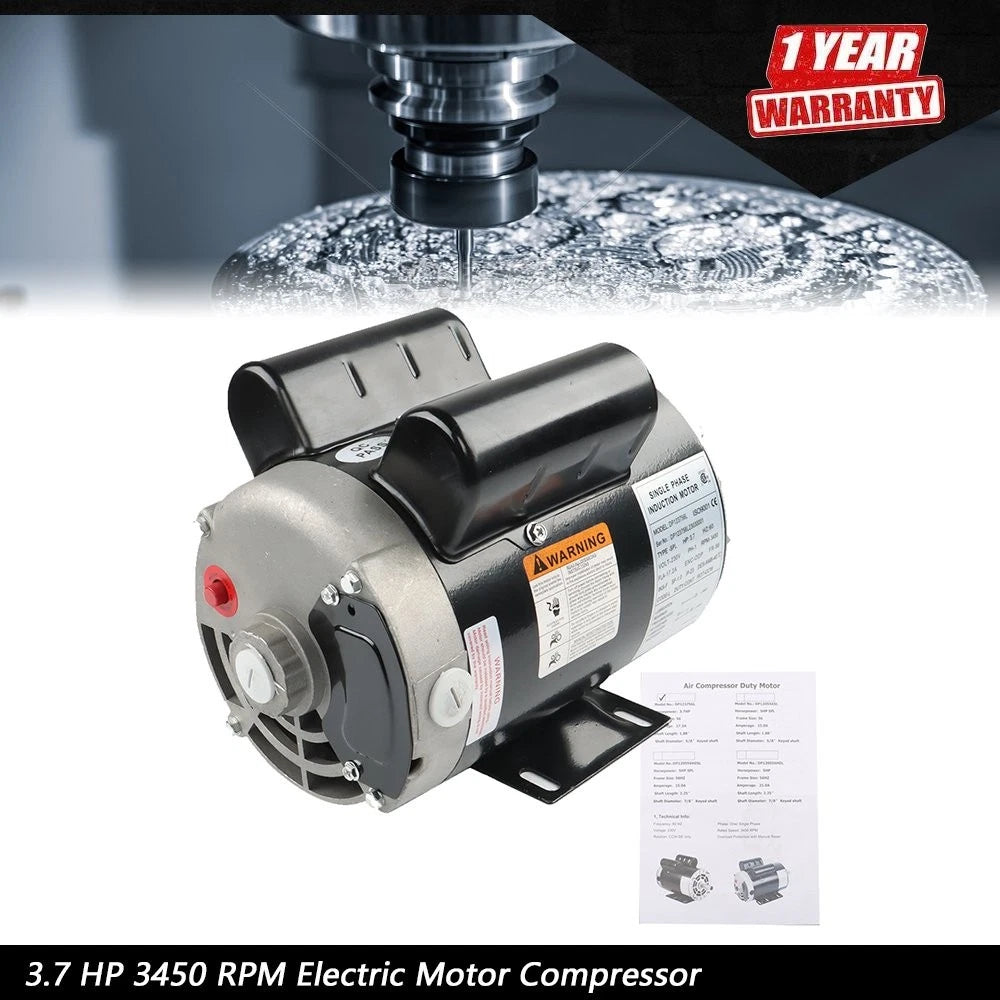 Electric Motor for Compressor Duty 56 Frame (230V)