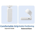 USB Rechargeable Foldable Fan with 3 Speeds for All Vehicles (2000mAh)