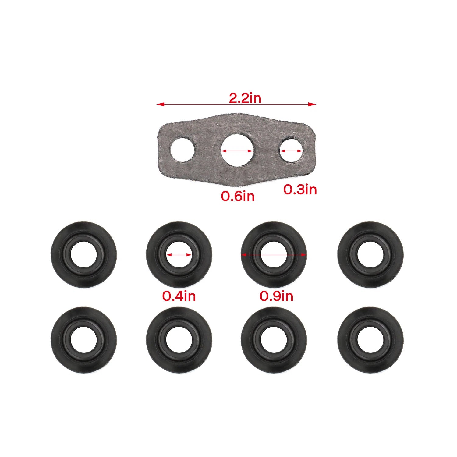 Valve Cover Gasket for GMC Hummer Pontiac Chevrolet LS3 4.8L 5.3L 6.0L (1997–2016)