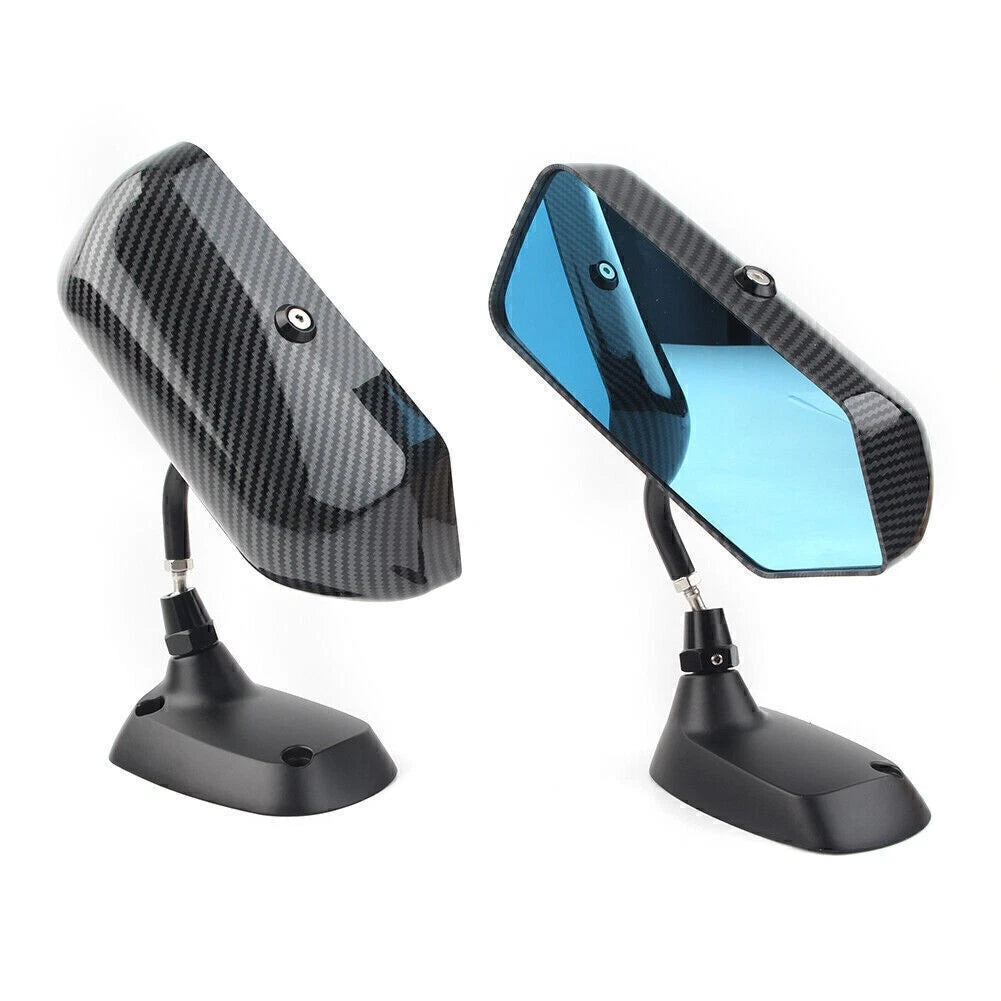 2X F1 Style Carbon Fiber Rearview Mirror Bracket for Universal Fit