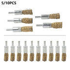 Set of 10 Wire Wheel Brush Cups for Polishing (16mm)