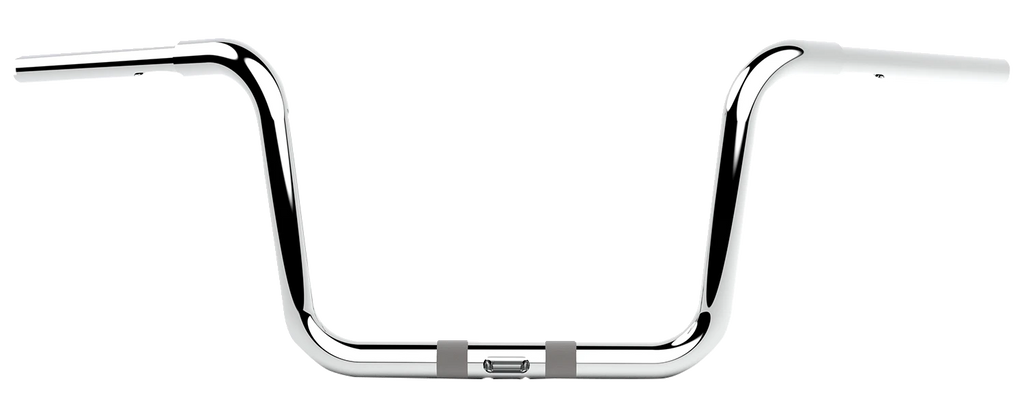 10" Chrome Twin Round Handlebar for LA Choppers (LA-7324-10C)