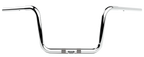 10" Chrome Twin Round Handlebar for LA Choppers (LA-7324-10C)