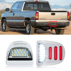 Chrome LED License Plate Light for Chevy Silverado 1500/2500/3500 (1999–2013)