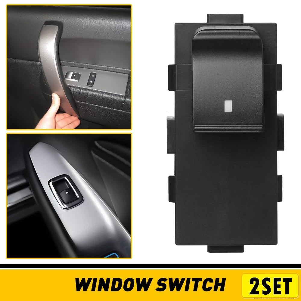 Set of 2 Power Electric Window Control Switches for Silverado Sierra (44755)