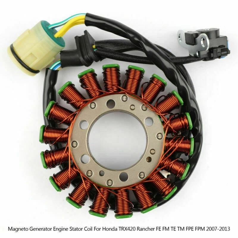 Generator Stator Coil for Honda TRX420 Rancher FE FM (2007–2013)