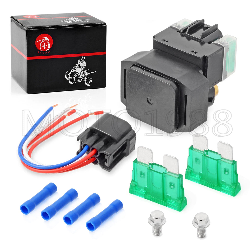 Starter Solenoid Relay & Plug for Yamaha YFZ R1 R6 MT-10 VK10 VK540 XVS1300