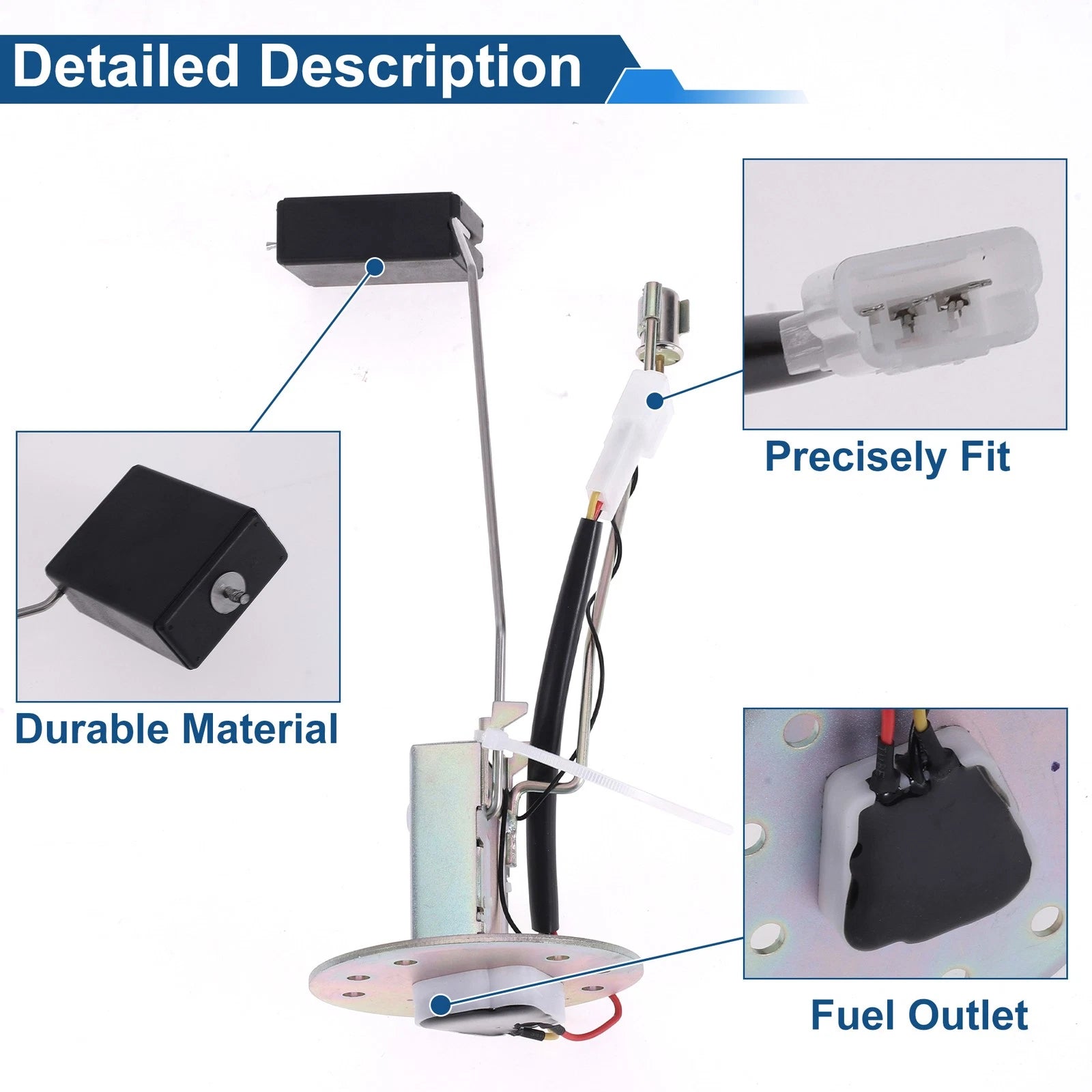 Fuel Level Sending Unit Module for Toyota Corolla (1984–1987) No. 8332019715