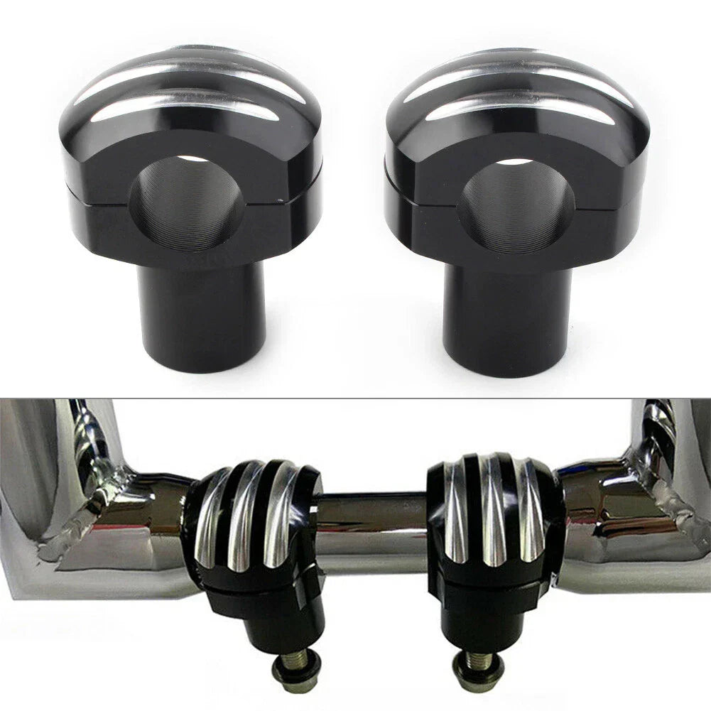 25mm Handlebar Adapter Risers Clamp Mounts for Harley Fatboy