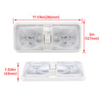 5X LED Ceiling Light Fixture for RV Camper Trailer Marine (12V)
