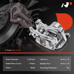 Pair Front Brake Calipers for Nissan Altima (2013-2019) Leaf (2014-2017)