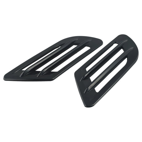 1 Pair Black Car Hood Intake Side Fender Vent Decorative Sticker