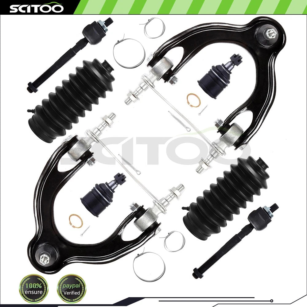 Set of 10 Front Control Arm Sway Bar End Link Tie Rod End for Nissan Cube Versa (2007–2013)