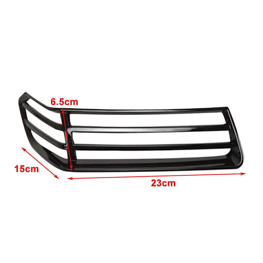 2X Front Wheel Eyebrow Light Decor Cover Trim for Jeep Wrangler JL (2018–2020)