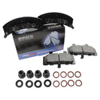 Set of 4 Akebono ProACT Front Ceramic Brake Pads for Cadillac Chevrolet Dodge GMC