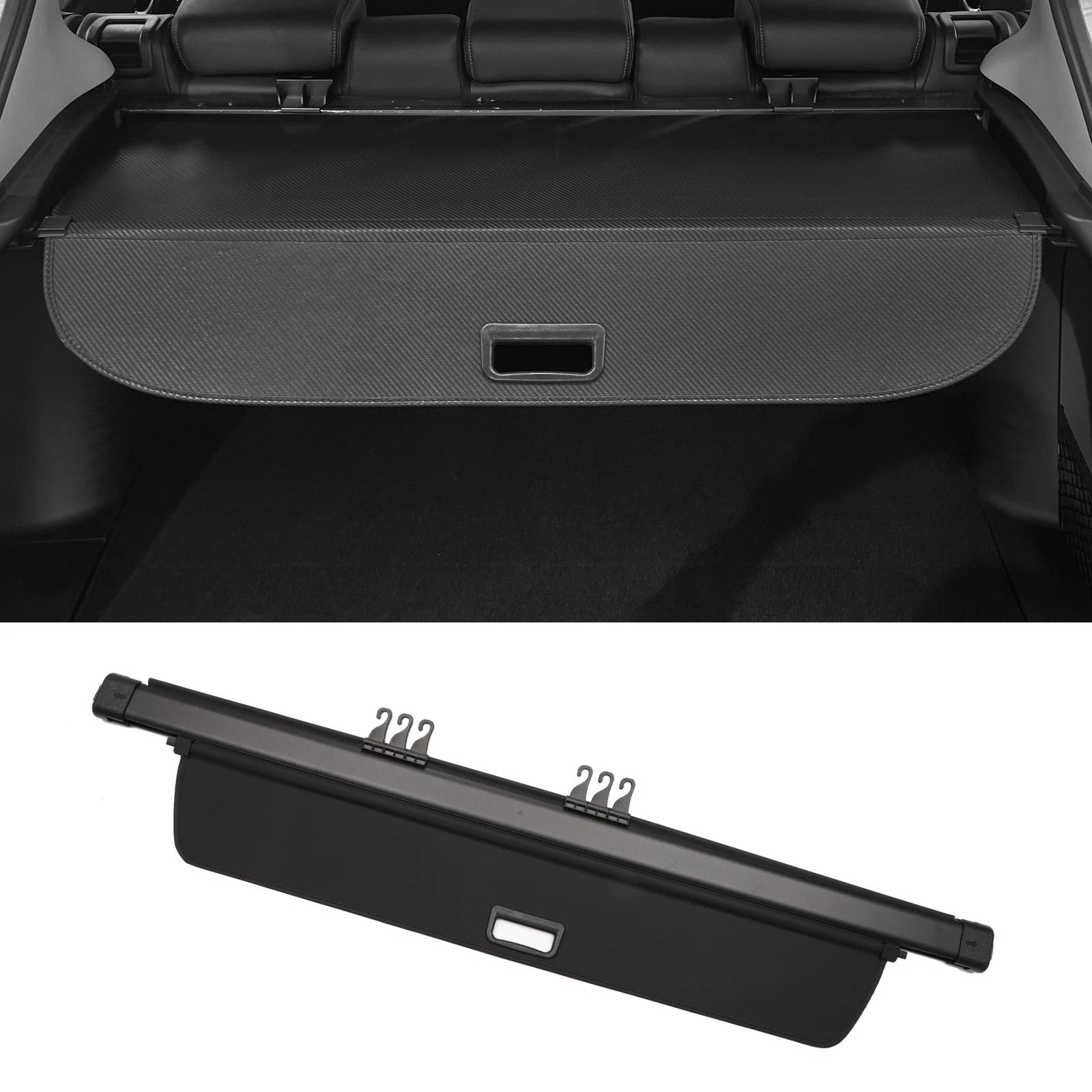 Retractable Cargo Cover for Honda Pilot (2016–2022) Gloss Black