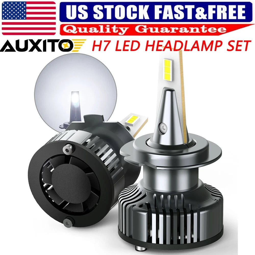 AUXITO Y13 H7 LED Headlight Bulbs for High Beam Low Beam (ERROR FREE)