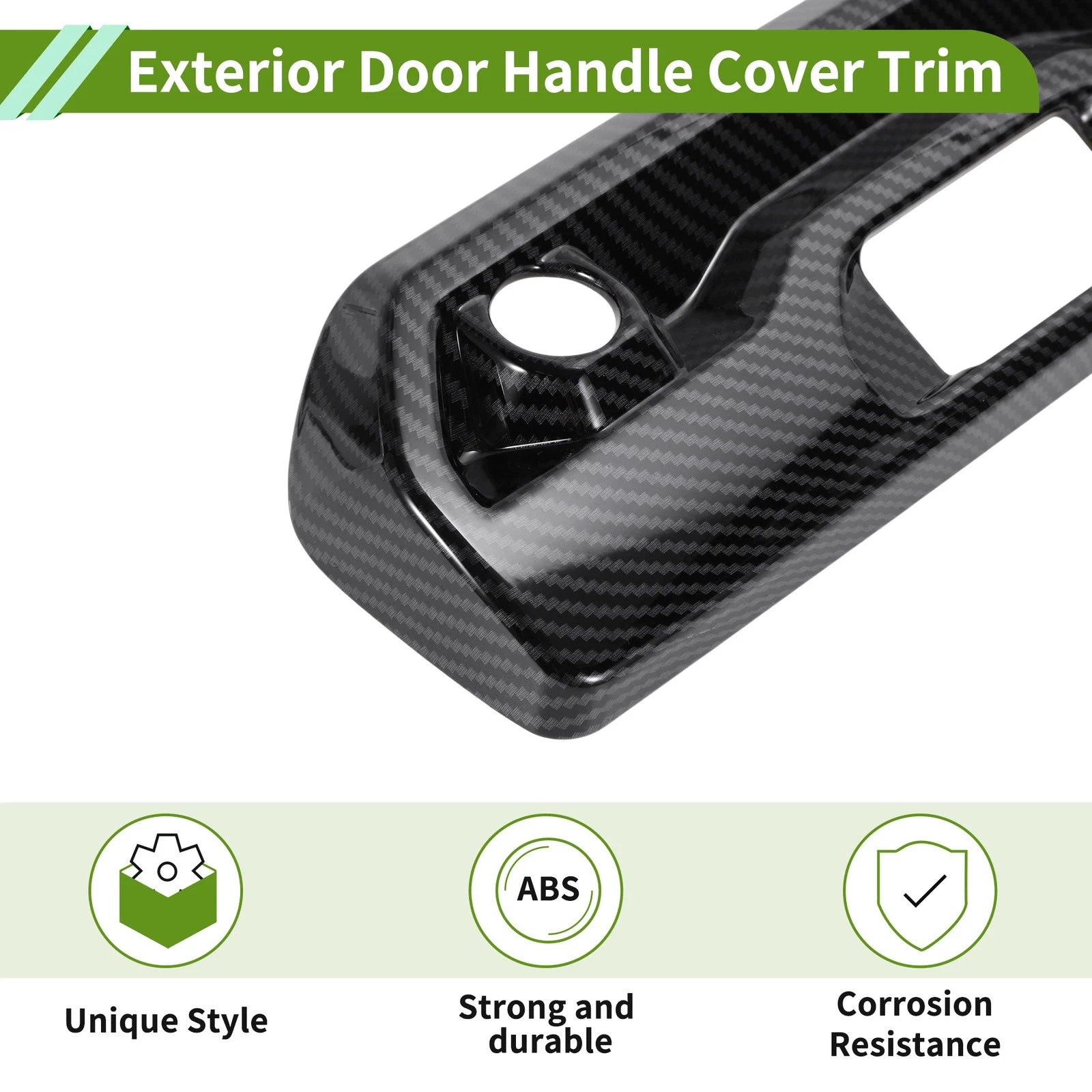 Exterior Door Handle Cover Trim for Chevrolet Silverado 1500 (1 Pc) ABS