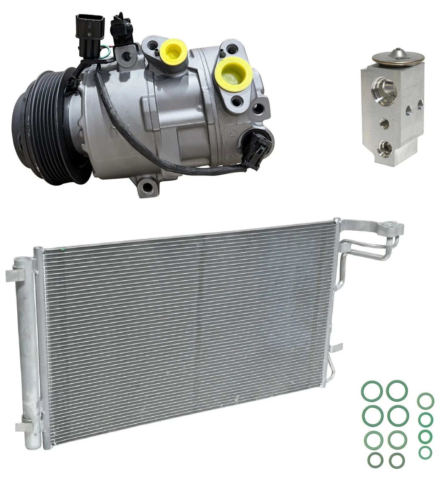 AC Compressor Kit With Condenser for Kia Soul 2.0L (2023–2024)