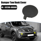 1 Pair Front Bumper Tow Hook Cover for Toyota RAV4 (53286-0R060, 53285-0R060)