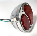 Left Right LED Tail Lights w Stop Lens for 1928-1931 Ford Model A